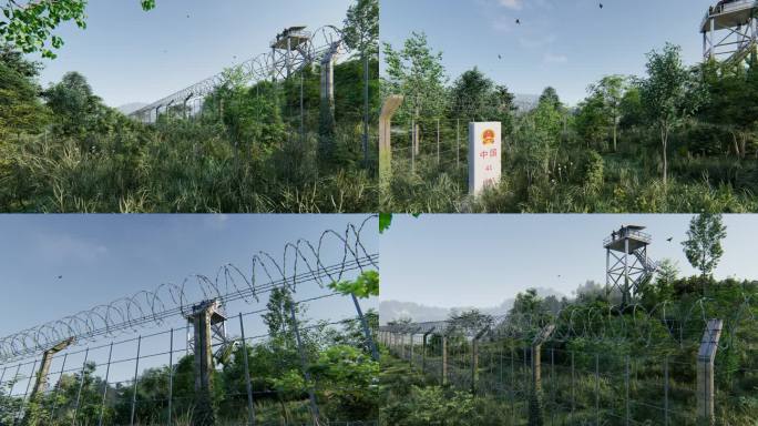 缅北边境4K三维动画