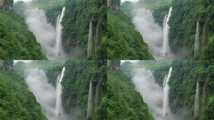 4K贵州省黔西南州兴义市马岭河峡谷瀑布群