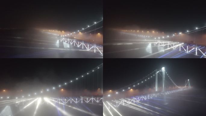 大连跨海大桥灯光秀