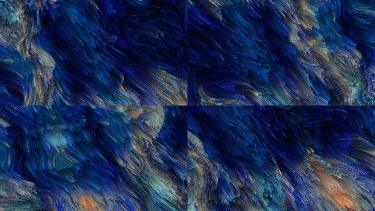 抽象艺术海浪涌动视觉创意背景2663-7