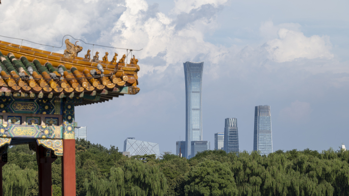 北京古今建筑风光延时摄影