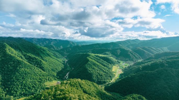 张家川县云凤山大景区草原延时风光