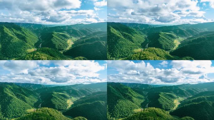 张家川县云凤山大景区草原延时风光