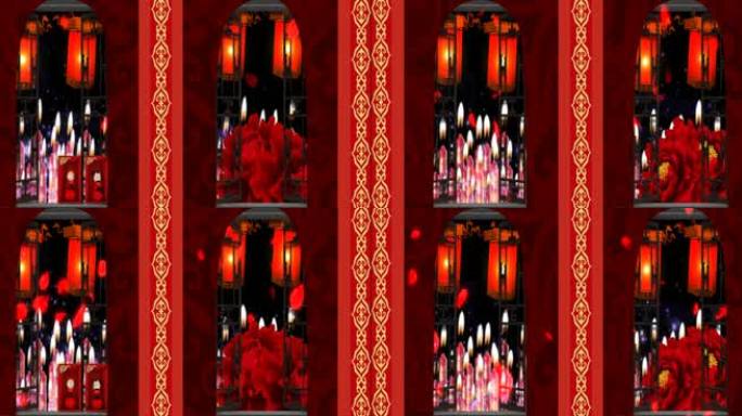 3S-新中式-司仪开场_左墙