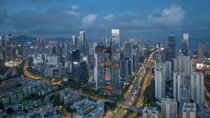 深圳城市地标-南山区滨海腾讯大厦延时合集