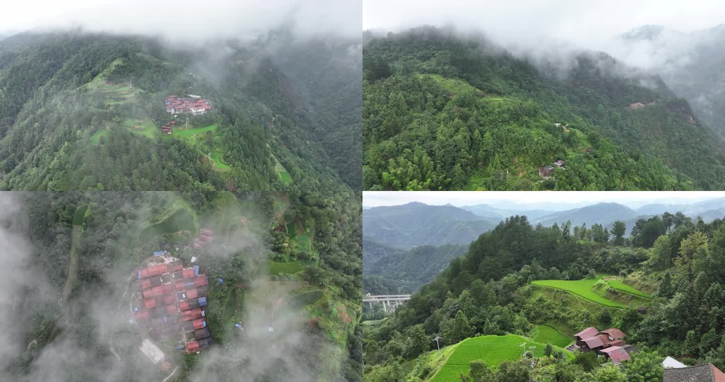 5.1K大山里的村落 偏远山村 脱贫