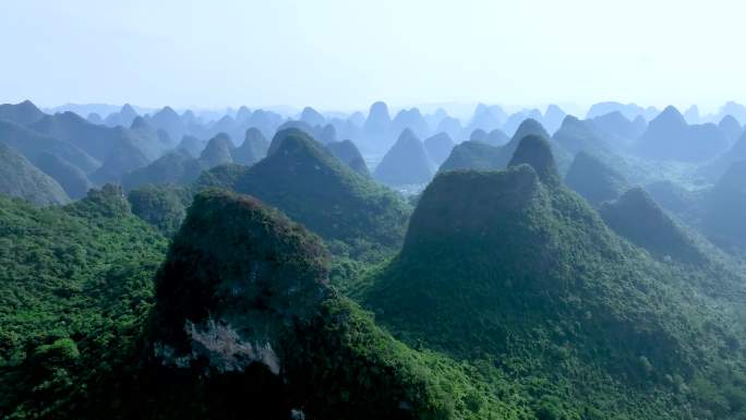 桂林 阳朔美景 中国山水风光  山清水秀