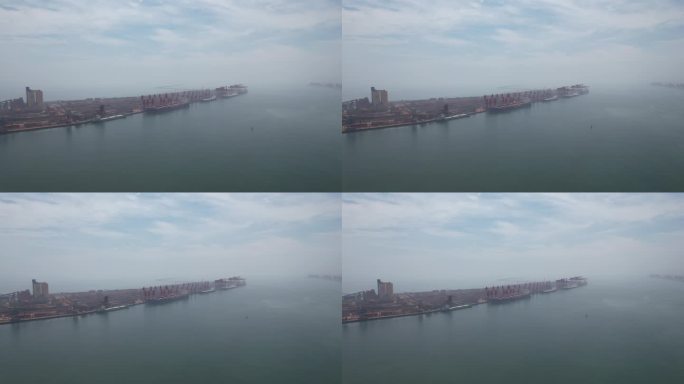 山东日照港口码头航拍 (18)