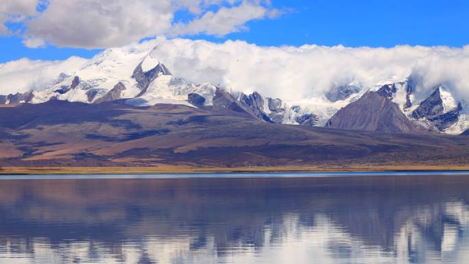 西藏 圣湖 雪山延时