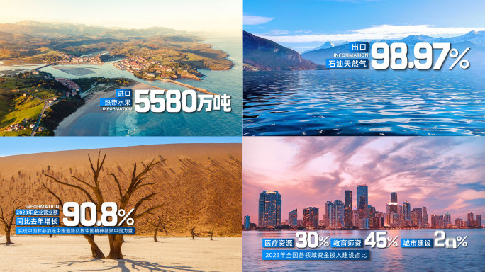 简洁大气数据文字