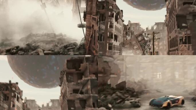 AE Element 3d 废墟之城