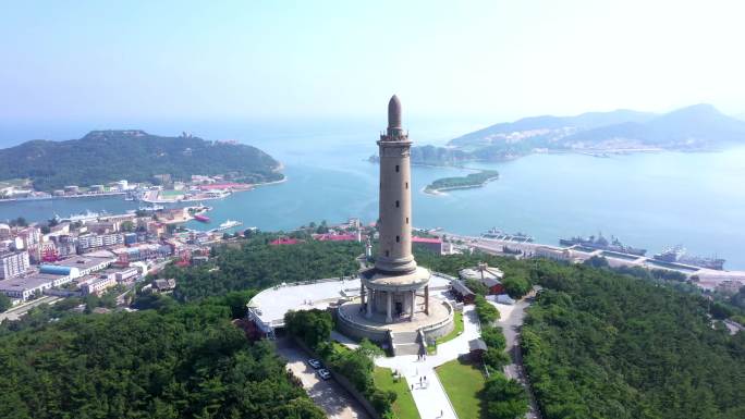 大连旅顺口 白玉山景区 白玉山塔 旅顺