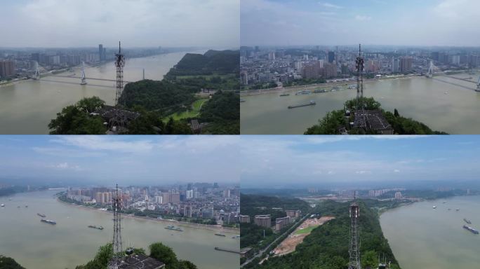 宜昌 山顶 环绕 江景