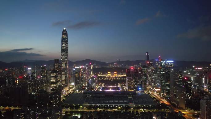 深圳夜景城市夜景