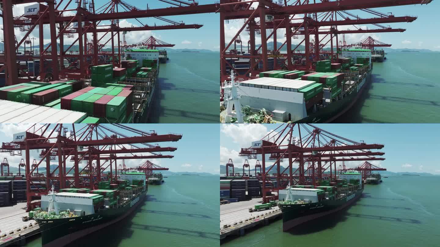 跨境贸易运输码头