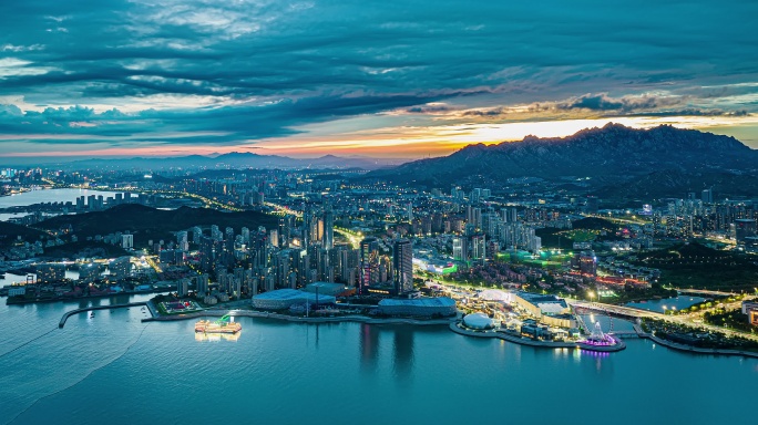 青岛西海岸嘉年华城市夜景