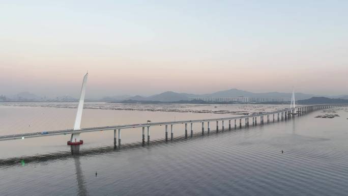 4K深圳湾大桥航拍合集