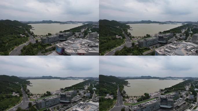 山东徐州云龙湖5A景区航拍 (2)