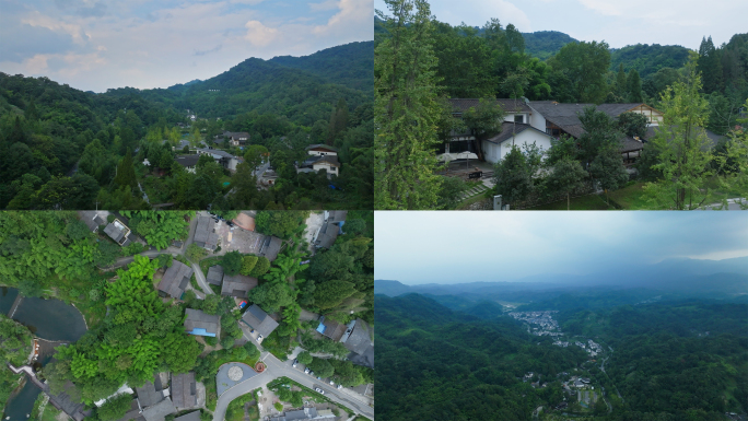 四川彭州龙门山柒村4k