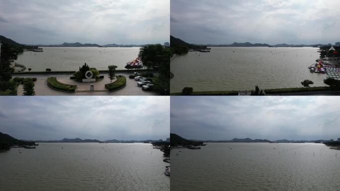 山东徐州云龙湖5A景区航拍 (9)