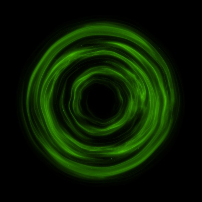 绿色魔法能量漩涡时空门带通道