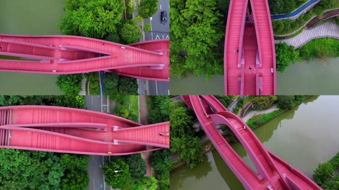 2023最新长沙梅溪湖，中国结桥设计