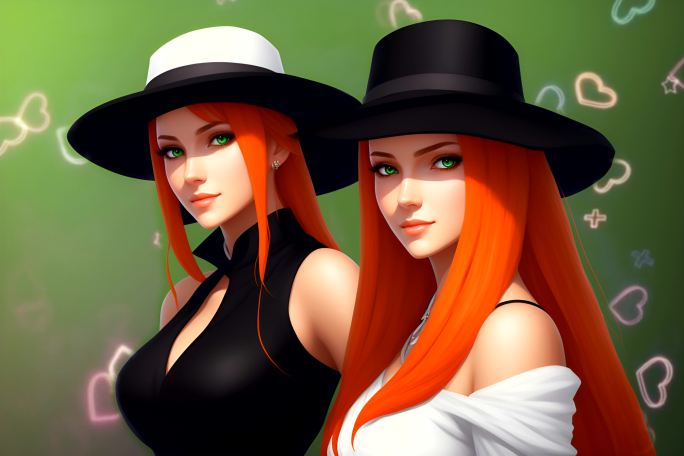 橙发双姐妹
