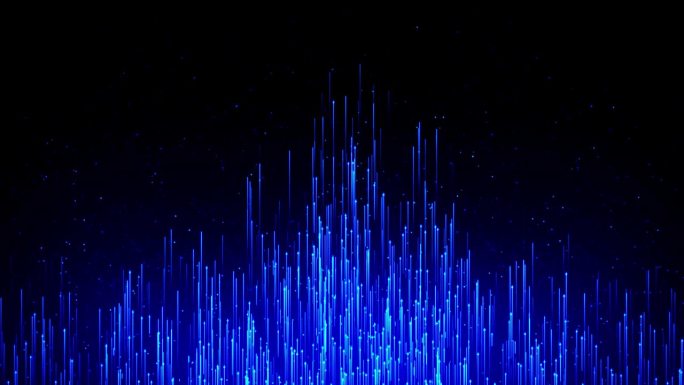 数字数据流网络空间粒子线背景概念。