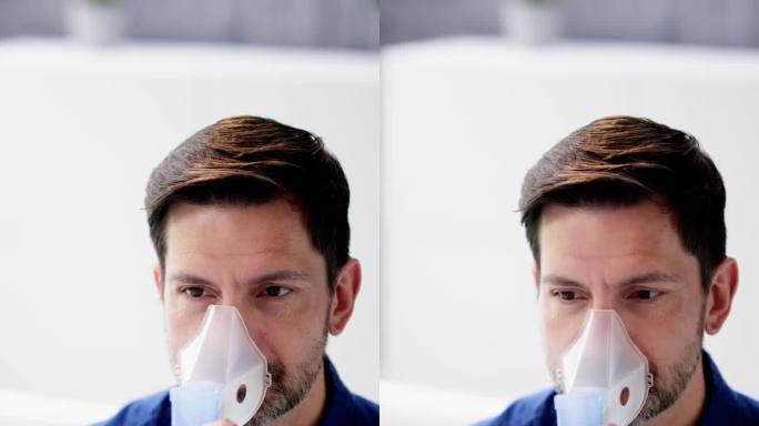 哮喘慢阻肺呼吸雾化器和口罩给医生