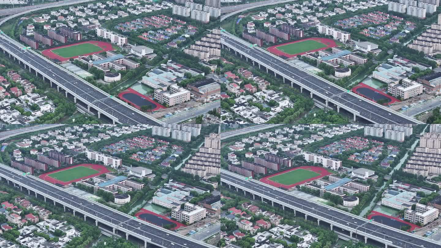4K-Log-上海龙东高架路、中芯学校