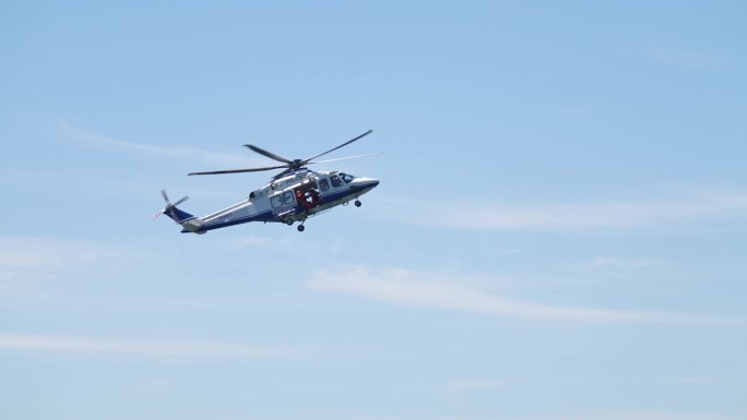 水域救援直升机搜救