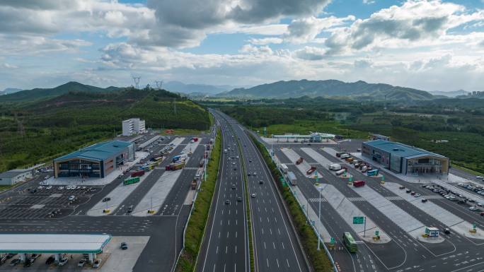 高速公路车流延时G15沈海高速