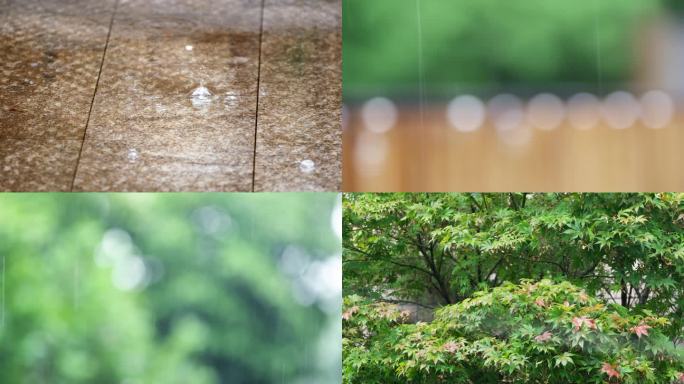 下雨唯美镜头