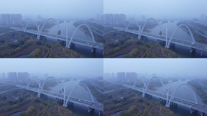 太原市北中环桥4k航拍桥航拍