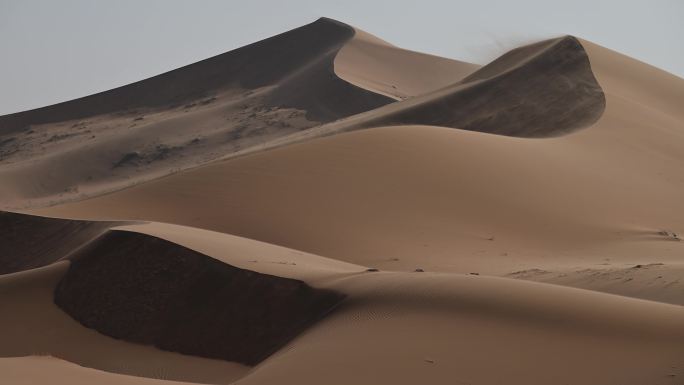 大风侵蚀的沙漠 沙尘 治沙 环境治理抗旱