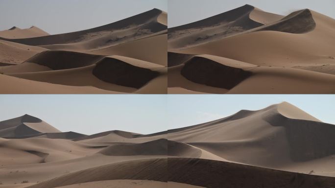 大风侵蚀的沙漠 沙尘 治沙 环境治理抗旱