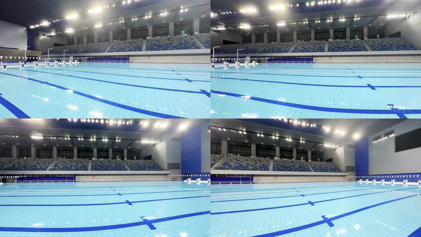 国际标准游泳馆空境4K