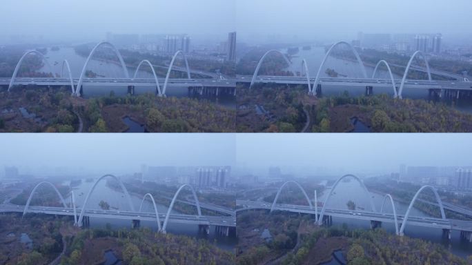 太原市北中环桥4k航拍桥航拍