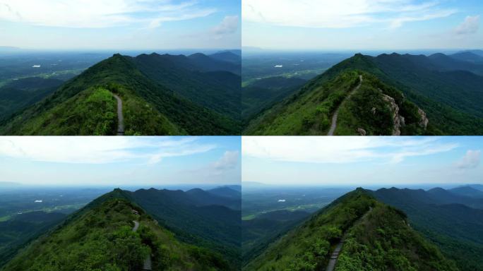 太阳山  山脊  栈道  4K  云雾