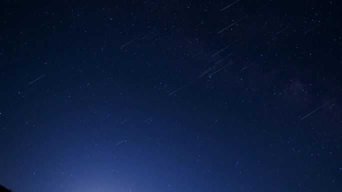 【4k】带通道流星雨视频素材