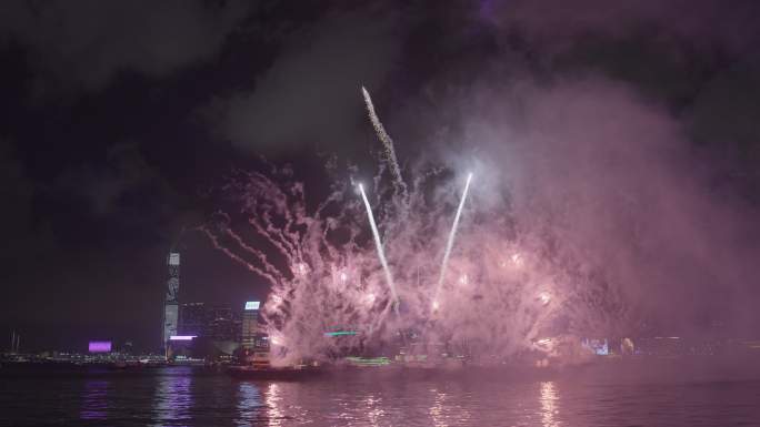 【8K Dlog无损超清】香港烟花