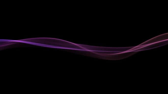 8K超宽屏紫色飘带-无缝循环带透明通道