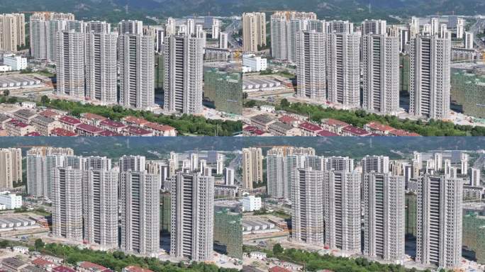 台州温岭城市大景航拍