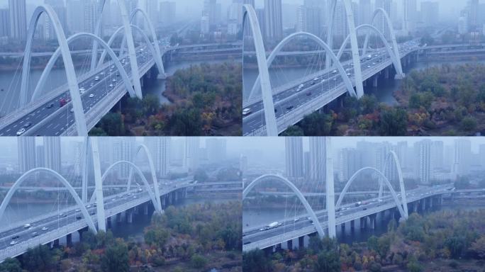 太原市北中环桥4k航拍桥航拍
