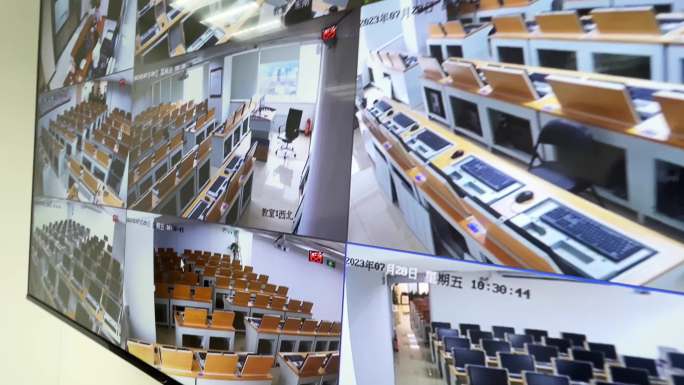 机房监视器画面多媒体教室 (4)