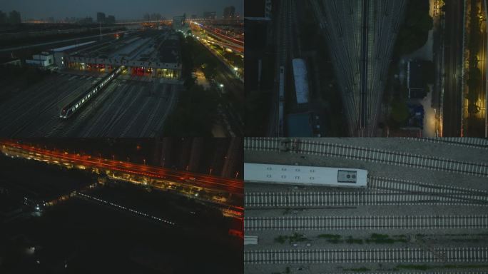 上海地铁站凌晨出车