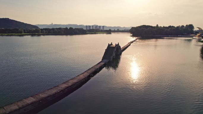 绍兴柯桥 柯岩风景区 青石板桥