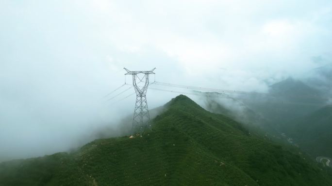 电力公司 电塔 电缆 高压电 电力设备