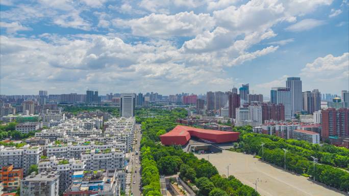 武汉城市地标天际线风光