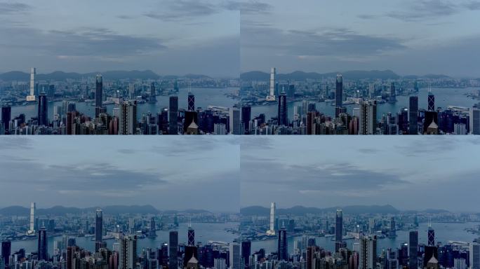 香港太平山顶延时